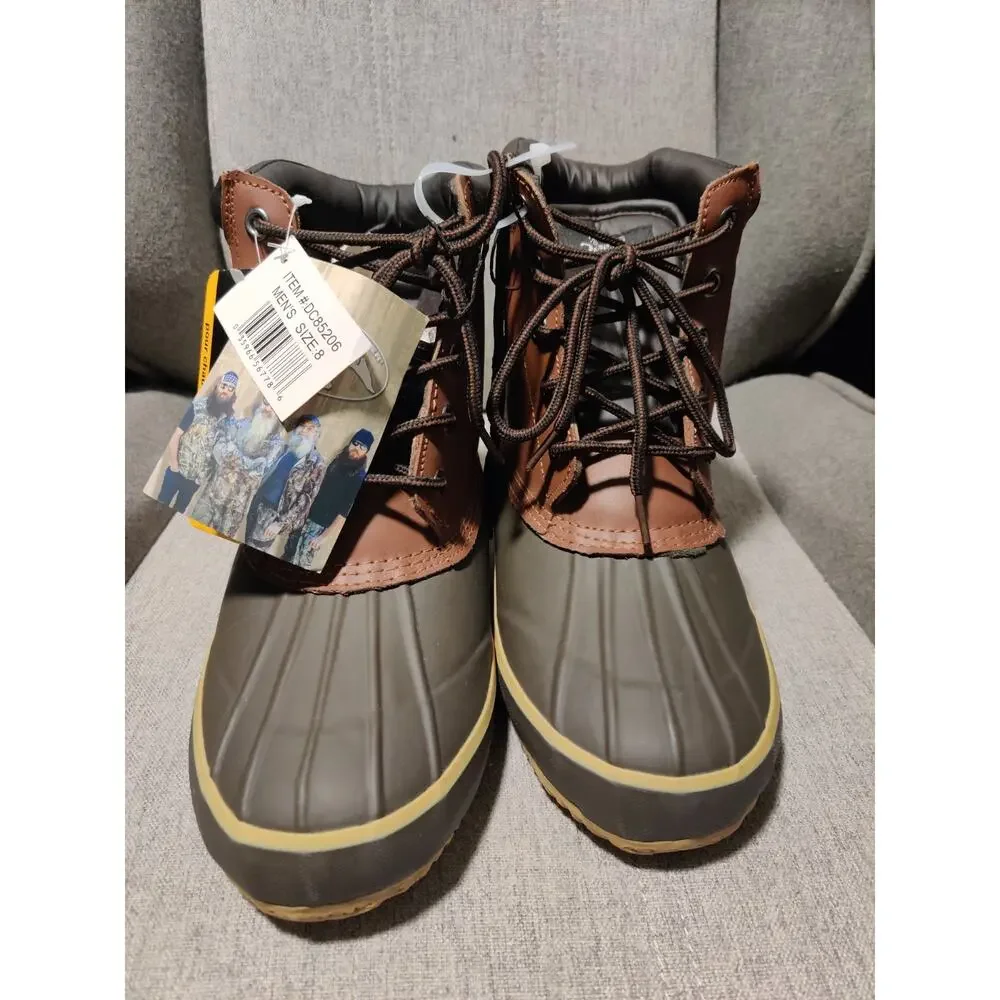 Duck Commander Men's Steel Shank Thinsulate Duck Boots Size 8 NEW